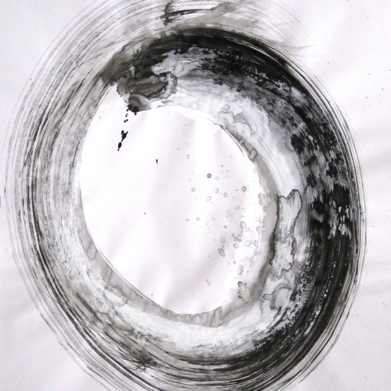 Caroline Banks Art - Focus - Gesso and ink on paper