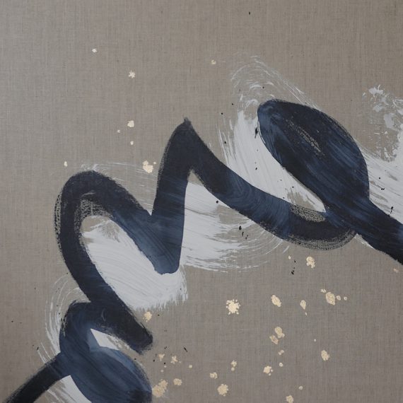 Gesture Diptych painting by Caroline Banks