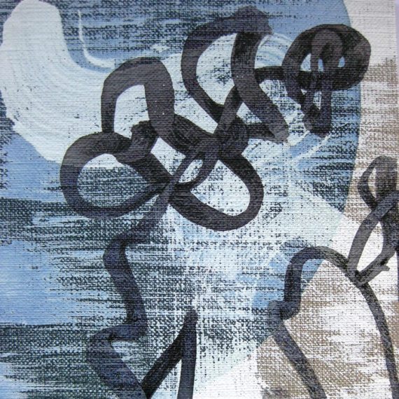 Shostakovitch III painting by Caroline Banks