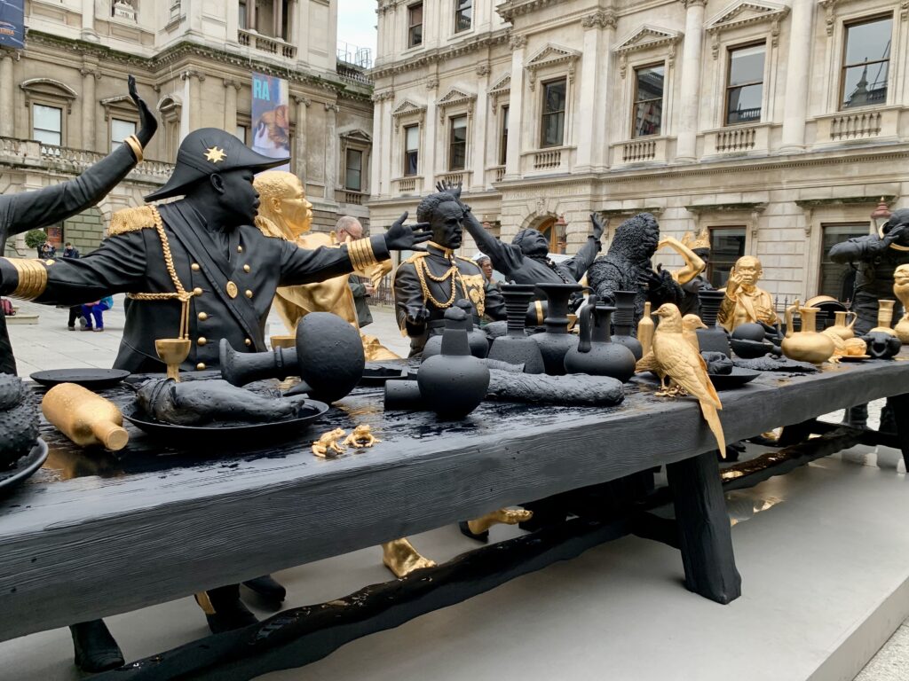 Tavares Strachen. Entangled Pasts. Royal Academy. Photo by Caroline Banks.