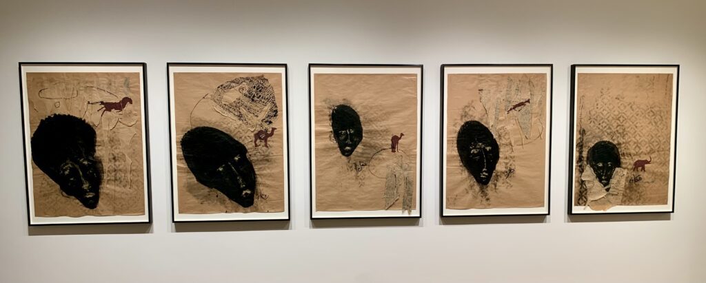 Fathi Hassan at Richard Saltoun Gallery. Photo by Caroline Banks.