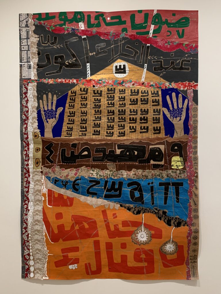 Fathi Hassan at Richard Saltoun Gallery. Photo by Caroline Banks.