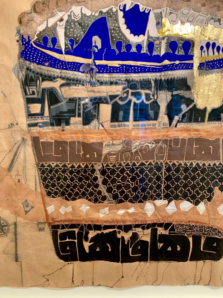 Fathi Hassan at Richard Saltoun Gallery. Photo by Caroline Banks.