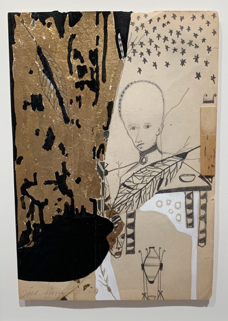 Fathi Hassan at Richard Saltoun Gallery. Photo by Caroline Banks.