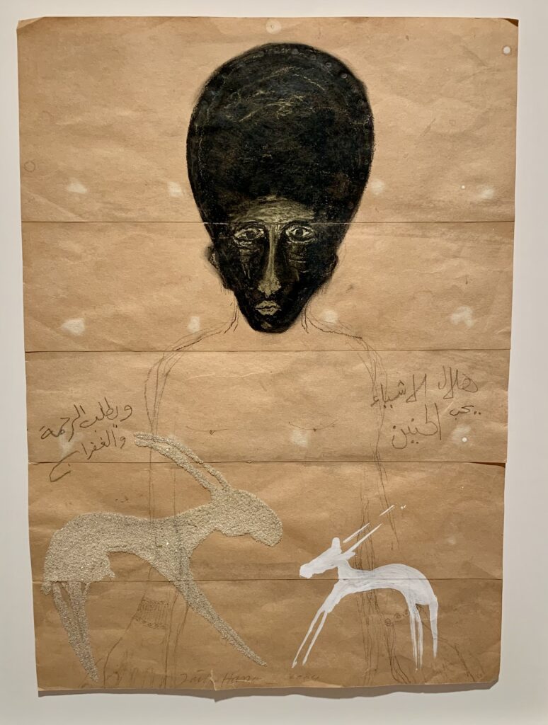 Fathi Hassan at Richard Saltoun Gallery. Photo by Caroline Banks.