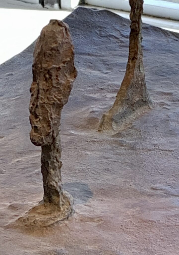 Huma Bhabha. Encounters: Giacometti at The Barbican. Photo by Caroline Banks.