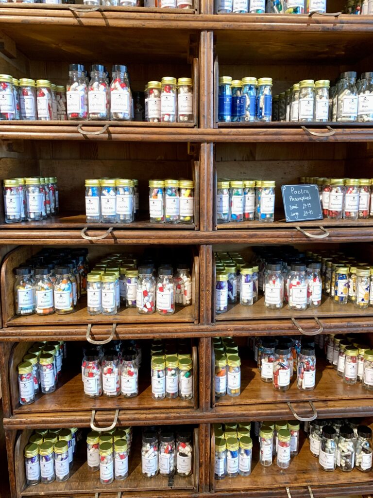 The Poetry Pharmacy, London. Photo by Caroline Banks.