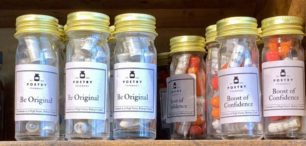 The Poetry Pharmacy, London. Photo by Caroline Banks.