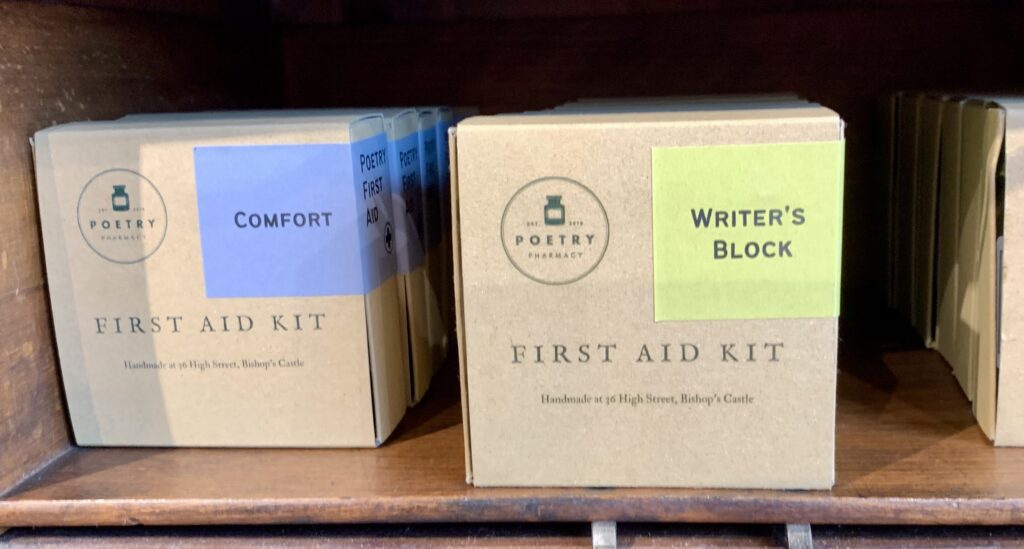 The Poetry Pharmacy, London. Photo by Caroline Banks.