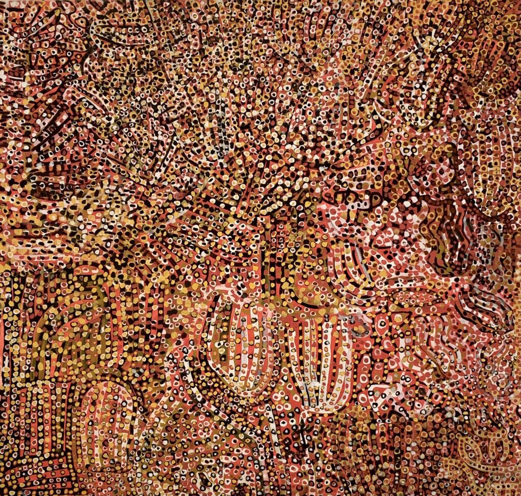 Emily Kam Kngwarray at Tate Modern. Photo by Caroline Banks.