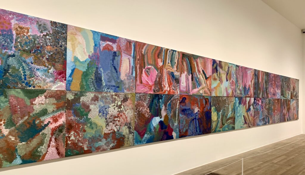 Emily Kam Kngwarray at Tate Modern. Photo by Caroline Banks.