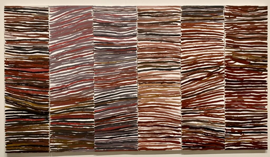 Emily Kam Kngwarray at Tate Modern. Photo by Caroline Banks.