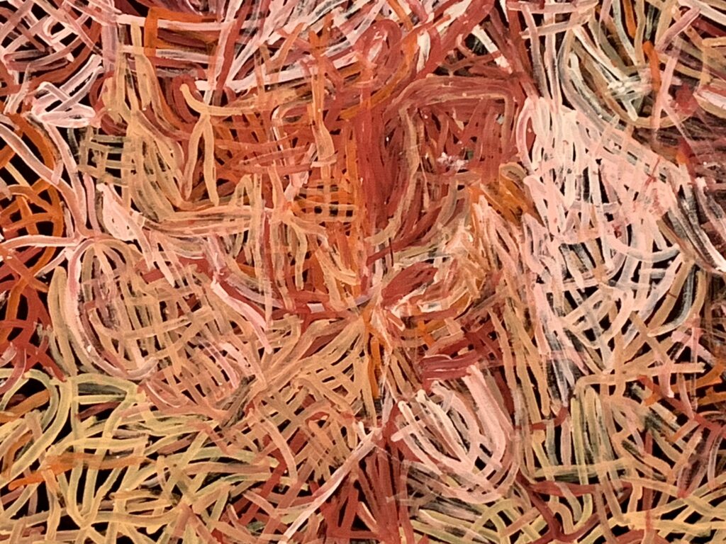 Emily Kam Kngwarray at Tate Modern. Photo by Caroline Banks.