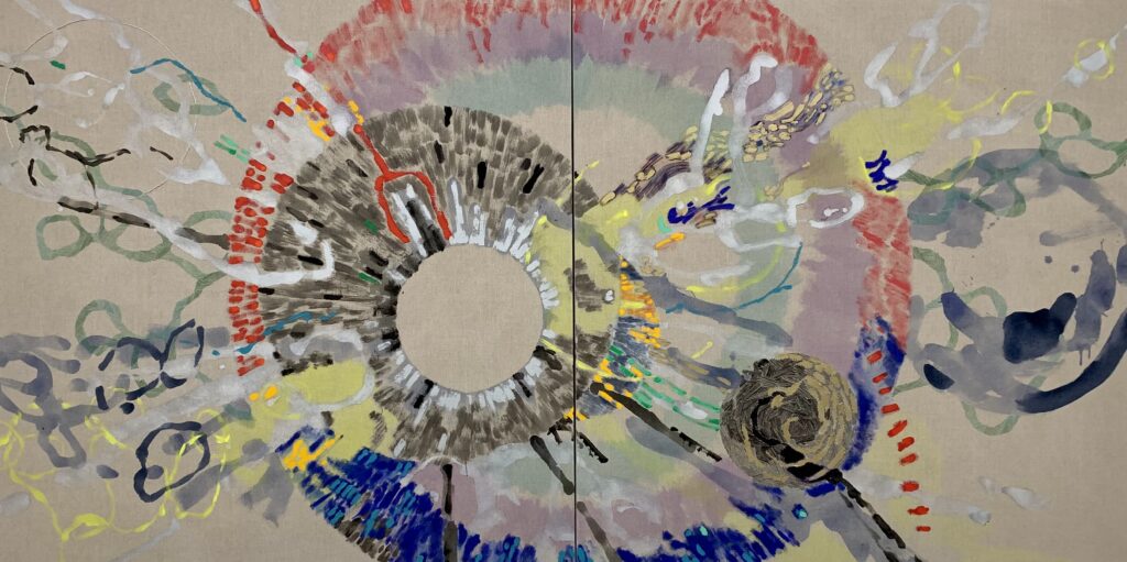 Jessica Rankin at White Cube Mason's Yard. Photo by Caroline Banks.