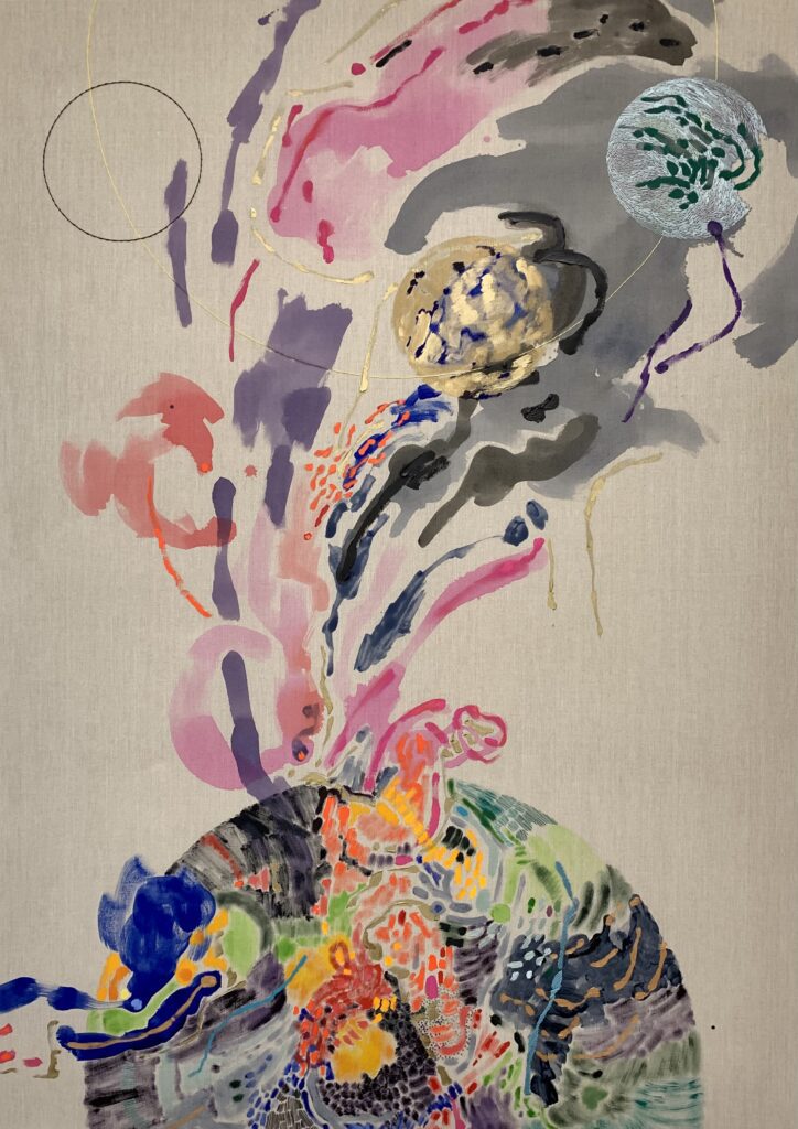 Jessica Rankin at White Cube Mason's Yard. Photo by Caroline Banks.