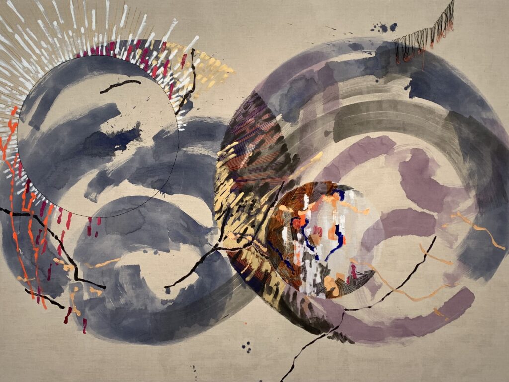 Jessica Rankin at White Cube Mason's Yard. Photo by Caroline Banks.